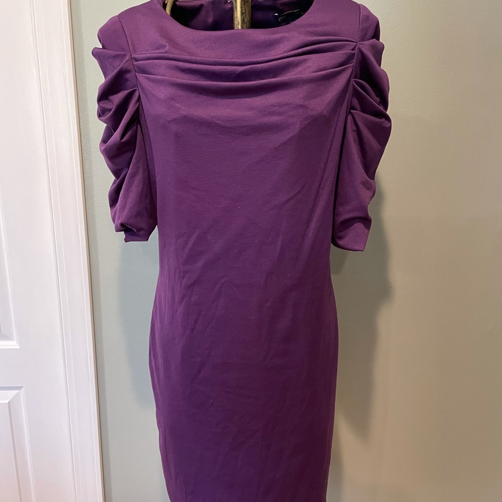 Purple cocktail dress
